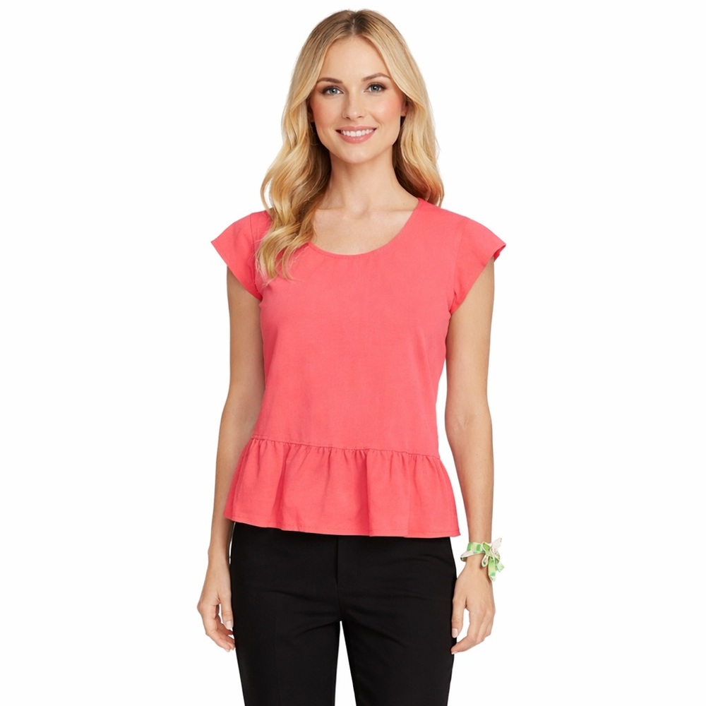Madison peplum blouse L